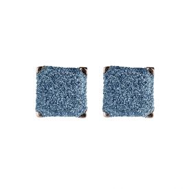 Jolie earrings with square with microdiamonds