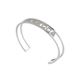 Jolie customize bracelet with letter with microdiamonds